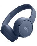 Безжични слушалки с микрофон JBL - Tune 670NC, ANC, сини - 1t