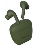 Безжични слушалки Defunc - True Audio, TWS, зелени - 1t