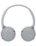Безжични слушалки Sony - MDR-ZX220BT, сиви - 2t