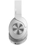 Безжични слушалки с микрофон A4tech - BH300, бели/сиви - 5t