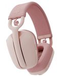 Безжични слушалки с микрофон Logitech - Zone Vibe 100, розови - 3t