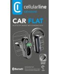 Безжична слушалка с микрофон Cellularline - Car Flat, черна - 6t