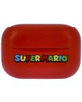 Детски слушалки OTL Technologies - Super Mario, TWS, червени/черни - 6t