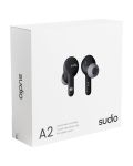 Безжични слушалки Sudio - A2, TWS, ANC, черни - 7t