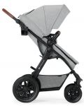 Бебешка количка 3 в 1 KinderKraft - Xmoov, светлосива - 7t