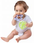 Бебешка дрънкалка Playgro - Листо и цвете - 4t
