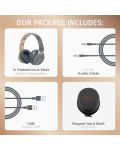 Безжични слушалки с микрофон PowerLocus - EDGE, Asphalt Grey - 10t