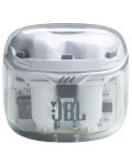 Безжични слушалки JBL - Tune Flex Ghost Edition, TWS, ANC, бели - 4t