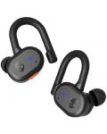 Безжични слушалки Skullcandy - Push Active, TWS, черни/оранжеви - 5t