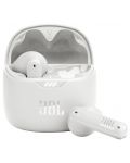 Безжични слушалки JBL - Tune Flex, TWS, ANC, бели - 1t