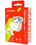 Безжични слушалки Canyon - TWS-8, бели - 5t