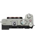 Безогледален фотоапарат Sony - A7C II, FE 28-60mm, f/4-5.6, Silver - 8t