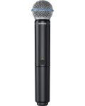 Безжичен микрофон Shure - BLX2/B58, черен - 1t