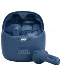 Безжични слушалки JBL - Tune Flex, TWS, ANC, сини - 1t