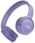 Безжични слушалки с микрофон JBL - Tune 520BT, лилави - 1t