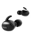 Безжични слушалки с микрофон Philips - TAT3215, TWS, черни - 3t