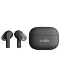 Безжични слушалки Sudio - A1 Pro, TWS, ANC, черни - 3t