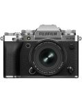 Безогледален фотоапарат Fujifilm - X-T5, XF 16-50 mm, f/2.8-4.8, Silver - 2t