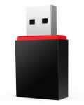 Безжичен USB адаптер Tenda - U3, 300Mbps, черен - 1t