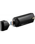 Безжичен USB адаптер ASUS - AX56, 1.8Gbps, черен - 5t