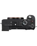 Безогледален фотоапарат Sony - A7C, 24.2MPx, черен - 3t