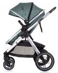 Бебешка количка с трансформираща се седалка Chipolino - Аспен, Алое - 6t