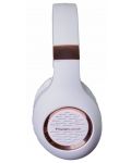 Безжични слушалки PowerLocus - P4 Plus, бели/розови - 3t