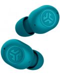 Безжични слушалки JLab - JBuds Mini, TWS, сини - 4t