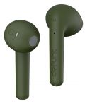 Безжични слушалки Defunc - TRUE LITE, TWS, зелени - 3t