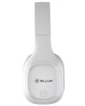 Безжични слушалки с микрофон Tellur - Pulse, бели - 4t