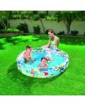 Детски надуваем басейн с 3 ринга Bestway - Морско дъно - 2t