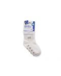 Бебешки чорапи против подхлъзване KikkaBoo - Памучни, 0-6 месеца, бели - 1t