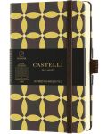 Бележник Castelli Oro - Corianders, 9 x 14 cm, линиран - 1t