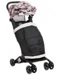 Бебешка количка Zizito - Luka, с покривало за крачета, черна с камуфлаж - 1t