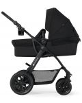 Бебешка количка 3 в 1 KinderKraft - Xmoov, черна - 2t