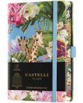 Бележник Castelli Eden - Giraffe, 9 x 14 cm, линиран - 1t