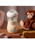 Бебешко шише Philips Avent - Natural Response 3.0, AirFree, 1m+, 260 ml, Слон - 8t