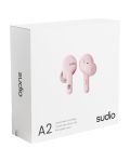 Безжични слушалки Sudio - A2, TWS, ANC, розови - 7t