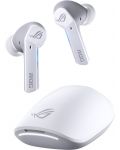 Безжични слушалки ASUS - ROG Cetra True Wireless, ANC, бели/сиви - 3t