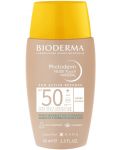 Bioderma Photoderm Слънцезащитен флуид Nude Touch, златист, SPF50+, 40 ml - 1t