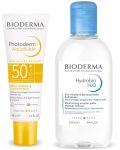 Bioderma Hydrabio & Photoderm Комплект - Мицеларна вода и Слънцезащитен крем, 250 + 40 ml - 1t