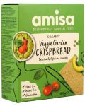 Био хрупкави оризови хлебчета със зеленчуци, 100 g, Amisa - 1t