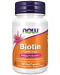 Biotin, 1000 mcg, 100 капсули, Now - 1t
