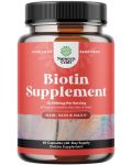 Biotin, 10000 mcg, 60 капсули, Nature's Craft - 1t
