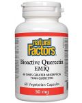 Bioactive Quercetin EMIQ, 60 капсули, Natural Factors - 1t