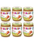 Био пюре Hipp - Праскови и круши, 6 х 125 g  - 1t