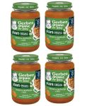 Био ястие Nestle Gerber Organic - Яхния с моркови и боб, 4 х 190 g - 1t