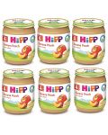 Био плодово пюре Hipp - Праскова и банан, 6 х 125 g - 1t