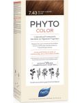 Phyto Phytocolor Боя за коса Blonde Cuivre Dore, 7.43 - 1t