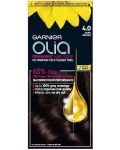 Garnier Olia Боя за коса, 4.0 Dark Brown - 1t